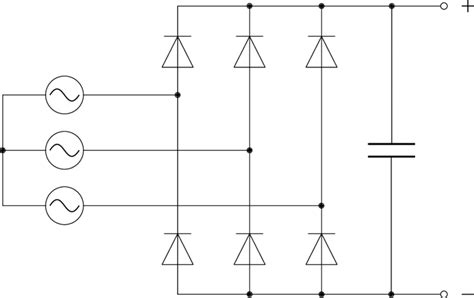 3: Schematic of Three Phase Uncontrolled Rectifier | Download ...