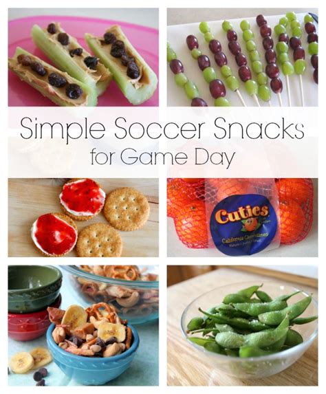 Simple Soccer Snacks for Kids - Make and Takes