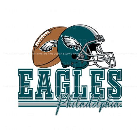 Philadelphia Eagles Football Helmet Svg Digital Download