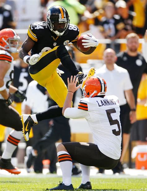 Antonio Brown Kicks Browns Punter [VIDEO] - Business Insider