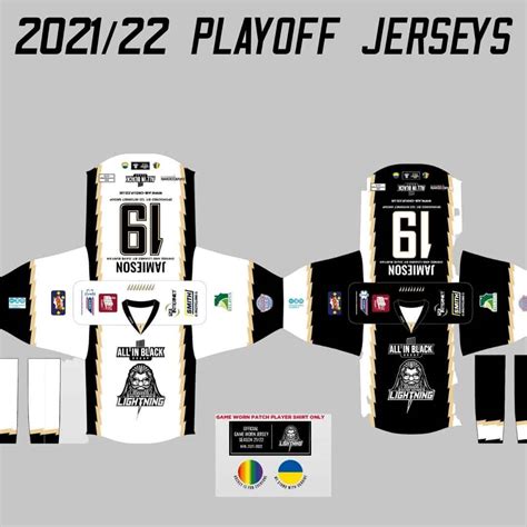 Playoff Jerseys 2021/22 | Milton Keynes Lightning Ice Hockey