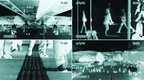 Split Screen Surveillance Camera Background Stock Footage SBV-306799638 ...