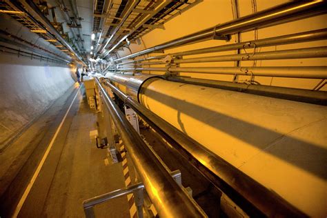 Lhc Tunnel Photograph by Adam Hart-davis/science Photo Library - Pixels