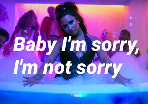 Sorry not sorry // Demi Lovato | Song lyric quotes, Soundtrack to my life, Lyrics tumblr