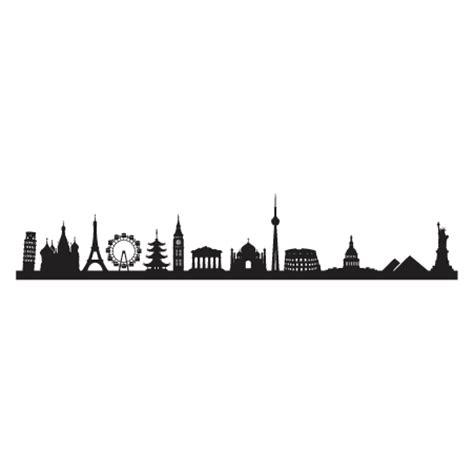 World Traveler Landmarks Wall Quotes™ Wall Art Decal | WallQuotes.com