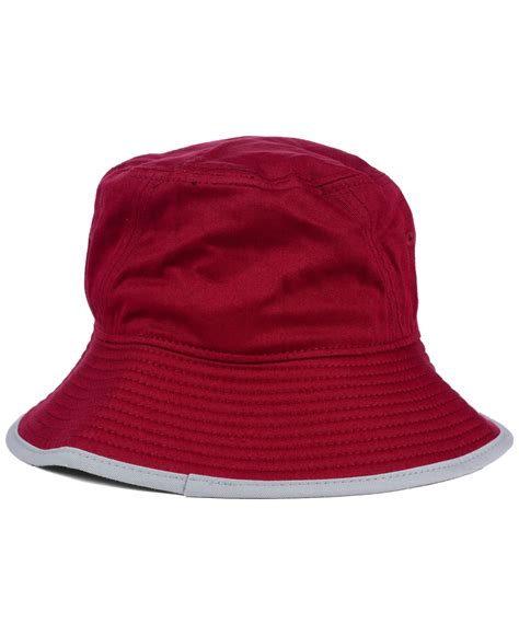 Lyst - Ktz Alabama Crimson Tide Tip Bucket Hat in Red for Men