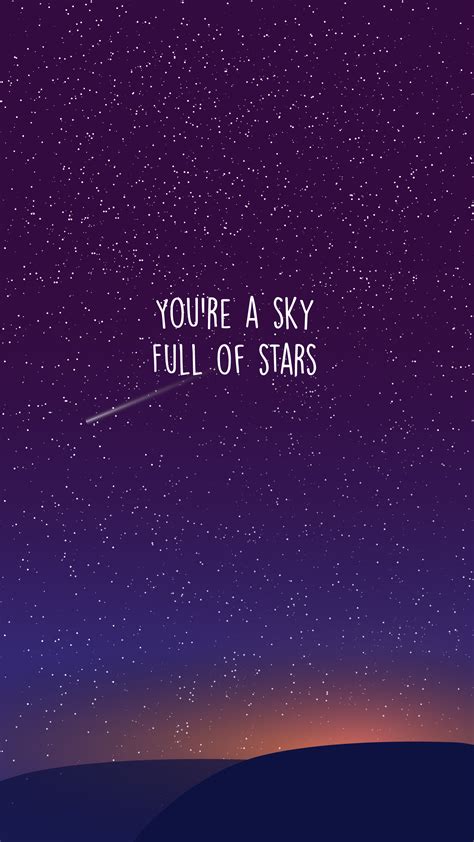 Coldplay Sky Full Of Stars Wallpaper