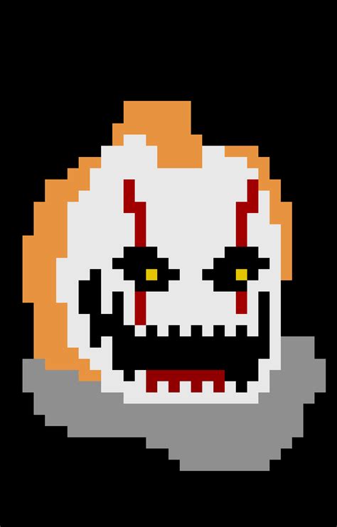 The Clown Head | Pixel Art Maker