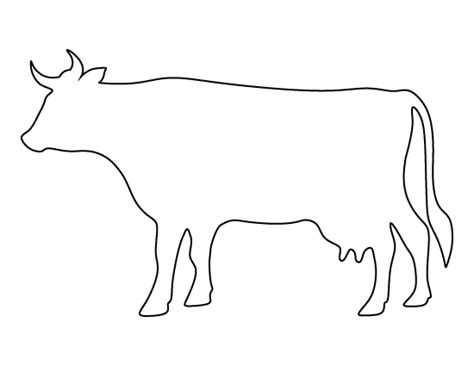 Printable Cow Template