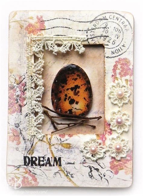 ATC Frame. stamps: Marianne Design - paper: PrimaMarketing - image: Graphics Fairy | Atc cards ...