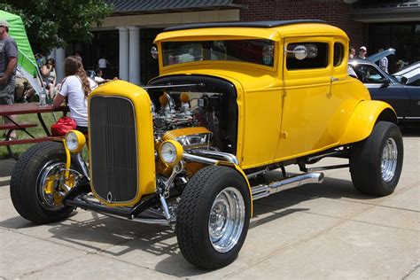 1932, Ford, Coupe, Five, Window, Hot, Rod, American, Graffity, Recplica ...