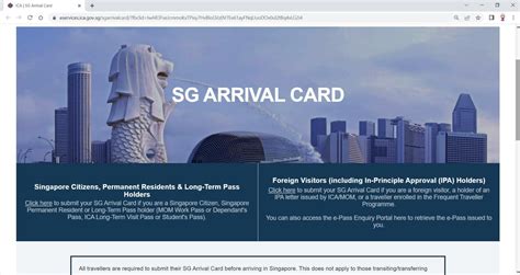 How to fill out the online Singapore (SG) Arrival Card and electronic Health Declaration form ...