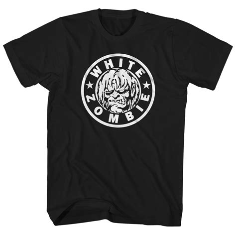 White Zombie T-Shirt | Classic Zombie Logo White Zombie Shirt