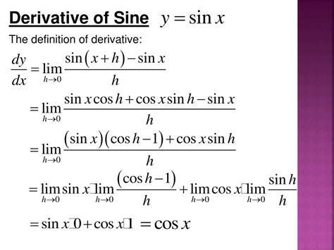 PPT - Derivatives of Sine and Cosine PowerPoint Presentation, free ...