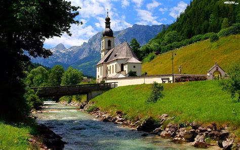 Niemcy, Bawaria, Park Narodowy Berchtesgaden, Ramsau bei Berchtesgaden ...