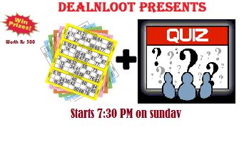 (Winners Declared) Dealnloot Housie Contest - Win prizes worth Rs 500, get your ticket now