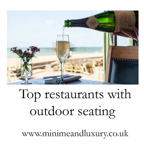 Top restaurants with outdoor seating - Minime and Luxury