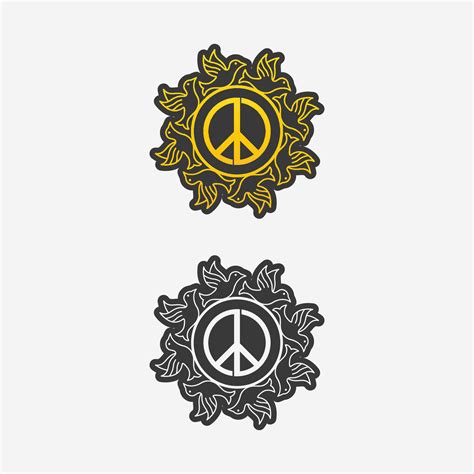 peace logo and design vector illustration concept design 35044851 Vector Art at Vecteezy