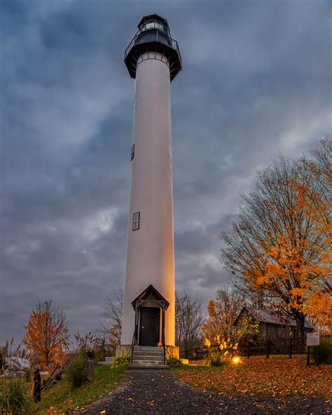 Summersville Lake Lighthouse Early Fall Photograph by Mary Almond - Fine Art America