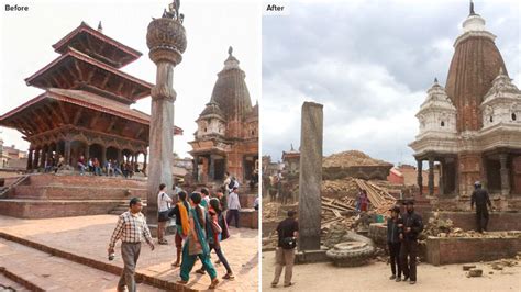 Nepal earthquake: Before and after photos - ABC News