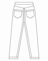 Denim Jean Jacket Flat Drawing Sketch Coloring Page sketch template