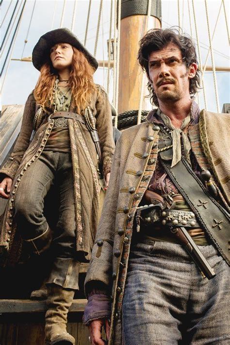 Anne Bonny (Clare Paget) and 'Calico' Jack Rackham (Toby Schmitz) - Black Sails. (I want her ...