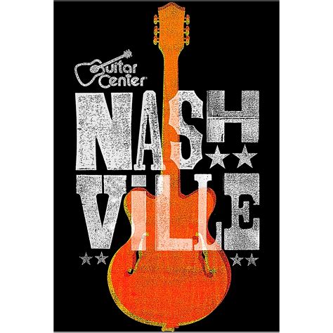 Guitar Center Nashville Guitar Graphic Magnet | Guitar Center