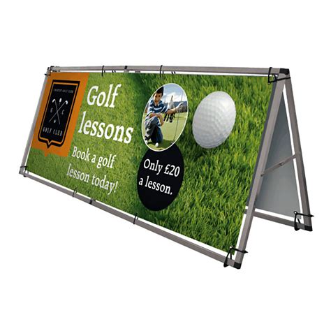 Outdoor Banner Frames with Optional Double Option