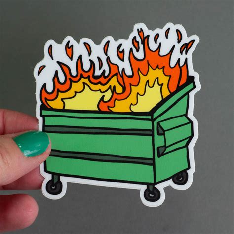 Dumpster fire sticker – Artofit