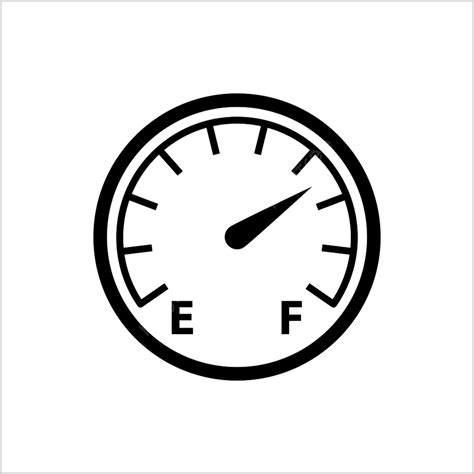 Fuel Gauge Vector Hd PNG Images, Fuel Gauge Icon Vector Art Illustration, Fill, Black, Dashboard ...