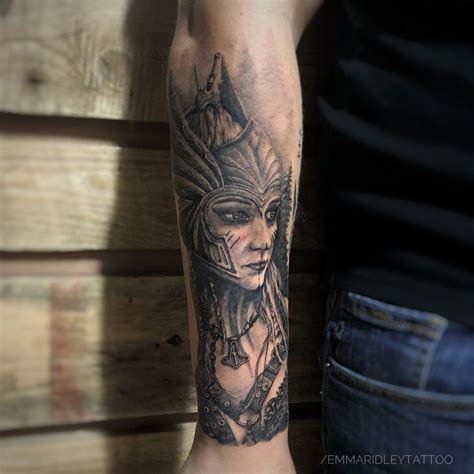 Female Warrior Tattoos