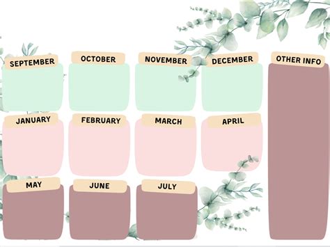 Yearly Planner TEMPLATE | Teaching Resources