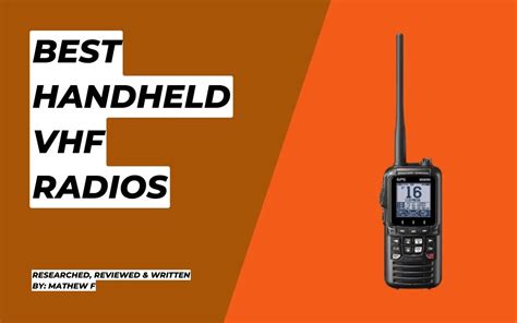 Best Handheld VHF Marine Radio [2023] Sailingsavvy.com