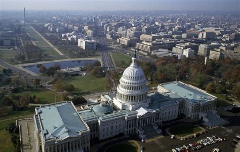 Aerial View of the Capitol Building | DC Walkabout | Aerial view ...