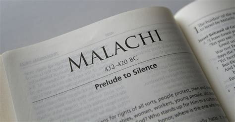 Book of Malachi Summary