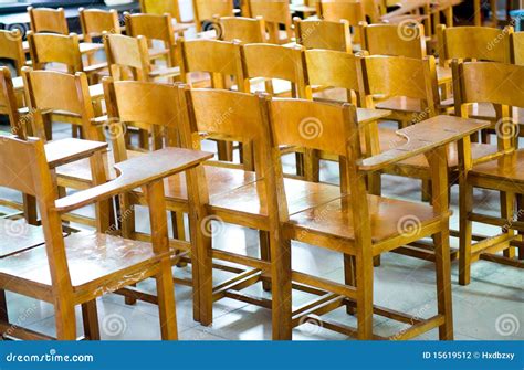 School Desk Chair Stock Photography - Image: 15619512