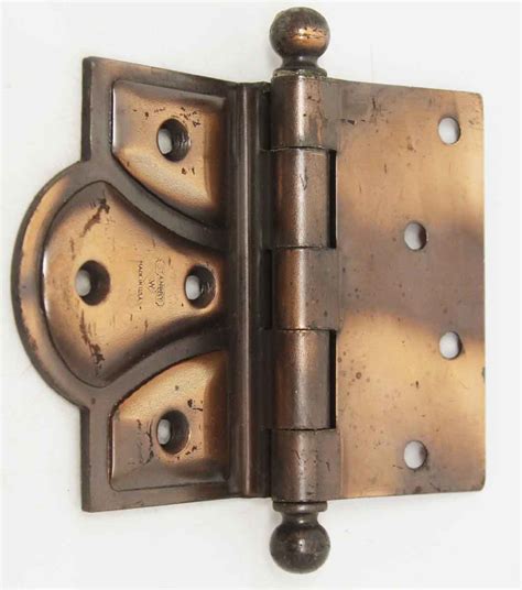 Antique Copper Plated Butterfly 5 x 4 Door Hinge | Olde Good Things