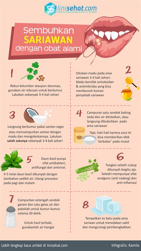 Obat Sariawan Alami yang Bisa Kamu Temukan di Dapur - linisehat.com