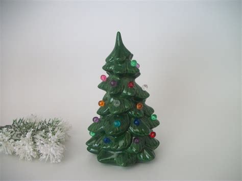 Mini Ceramic Christmas Tree in Green or Your by TLCCeramicsIL