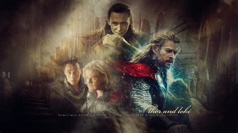 Thor and Loki - Brothers by kienerii on DeviantArt