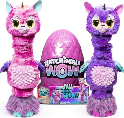 Hatchimals Wow Llalacorn – Mascota electrónica interactiva de 32 pulgadas de alto los estilos ...