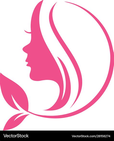 Cosmetic beauty logo design Royalty Free Vector Image