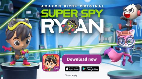 RYAN’S WORLD “SUPER SPY RYAN” MOBILE GAME NOW AVAILABLE – Ryan's World Shop