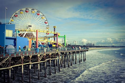 Santa Monica Pier - By cdimaio | Santa monica pier, Ocean surf, Favorite places