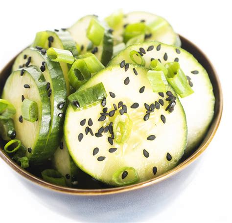 Japanese Quick Pickled Cucumbers - The Lemon Bowl®