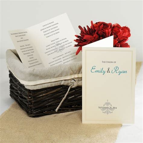 Ivory Pearl Program Paper | Wedding program paper, Printable wedding programs, Diy wedding programs