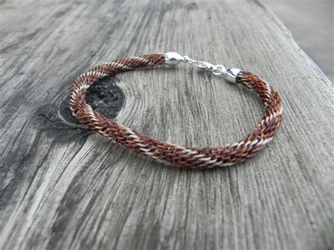 Sweet 16 horse hair bracelet made with two colors. | Horse hair jewelry ...