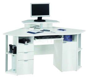 White Corner Computer Desk - Foter