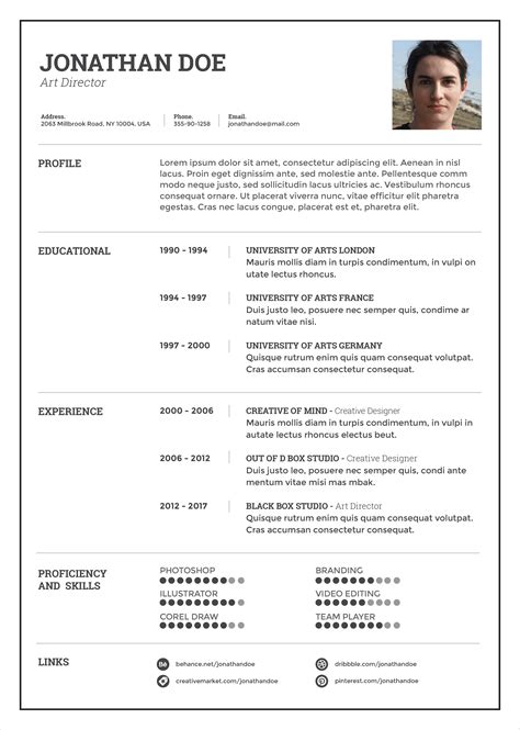 Libreoffice Resume Templates