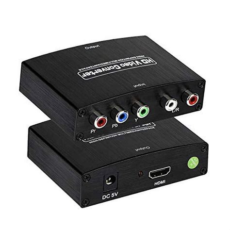 YPbPr to HDMI Converter, Component to HDMI, 5RCA RGB to HDMI Converter ...